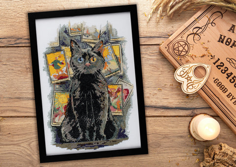 Siuvinėjimo kryželiu rinkinys Nuojauta, 14 ct, 28x19 cm, 29 spalvų – Abris Art