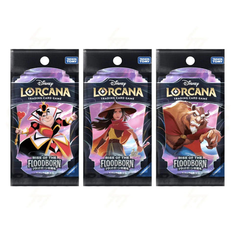 Disney Lorcana: Rise of the Floodborn boosteris – 6 kortos, japonų k.