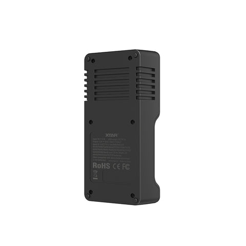 XTAR VC2SL išmanus baterijų įkroviklis su USB-C ir LCD ekranu