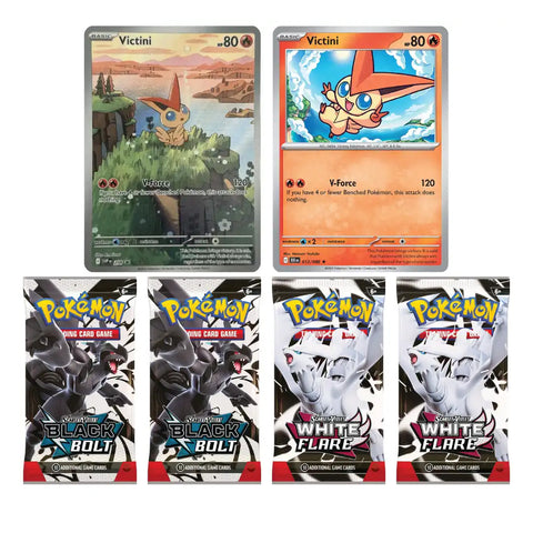 Pokemon Scarlet & Violet Victini Unova iliustracijų kolekcinė dėžė