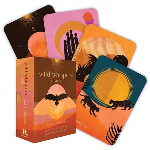 Wild Whispers orakulo kortos – intuicijai ir meditacijai, 44 kortų kaladė