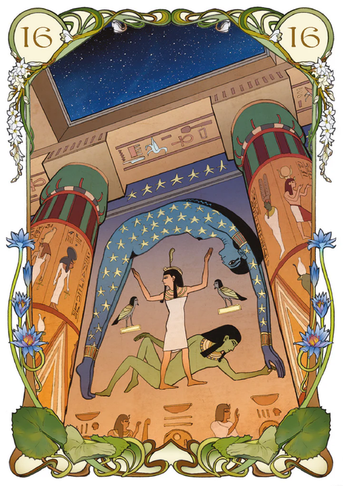 Egipto Lenormand orakulas, 36 kortų kaladė – Lo Scarabeo