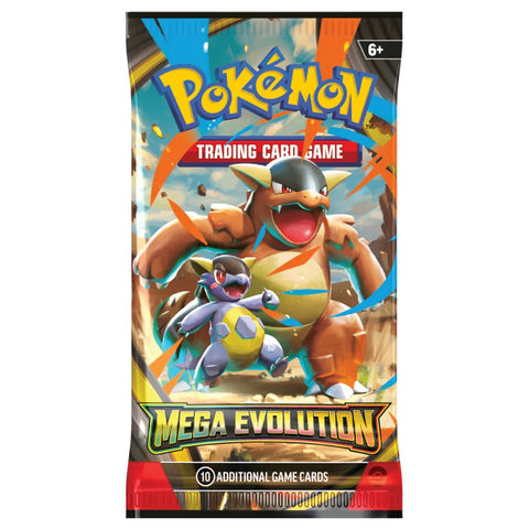 Pokemon TCG Mega Evolution stiprintuvas – 10 kortų pakelis (EN)