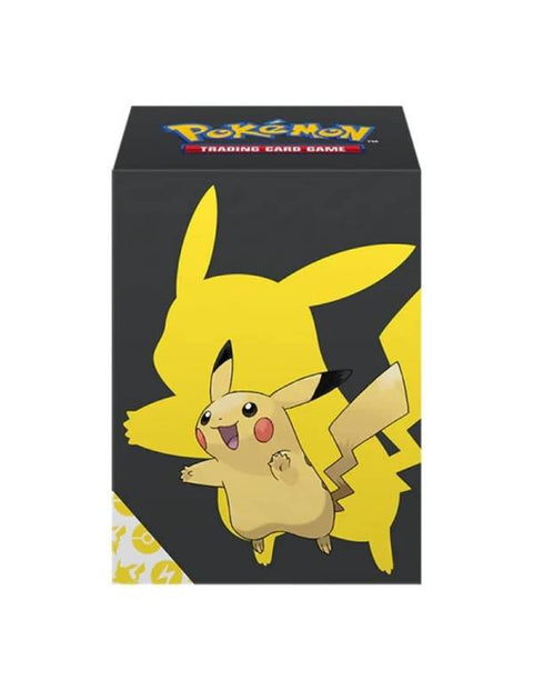 Pikachu Pokémon kortų dėžutė „Full View“ iki 80 kortų