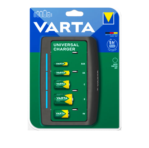 Varta LCD Dual Tech universalus Li-Ion NiMH baterijų įkroviklis