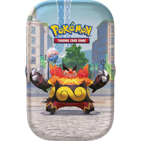 Pokémon TCG Lumiose City Mini Tin Emboar metalinė dėžutė (anglų k.)