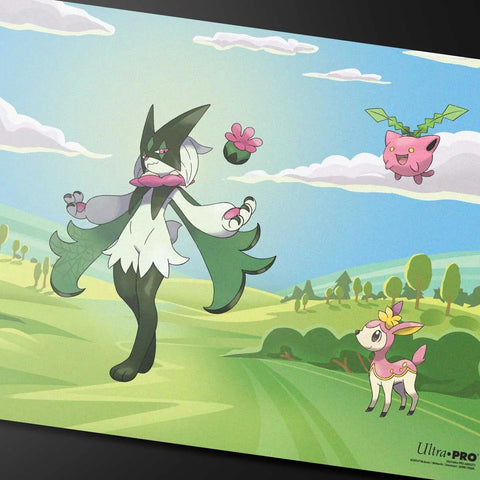 Pokémon TCG žaidimo kilimėlis Morning Meadow – žolės tipo herojai