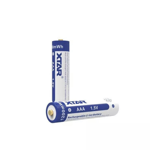 Xtar AAA 1.5V įkraunamos ličio jonų baterijos 1200mWh, 4 vnt.