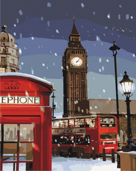 Tapybos rinkinys "Winter in London"