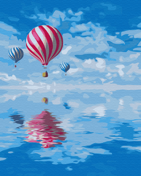 Tapybos rinkinys "Reflection of balloons"