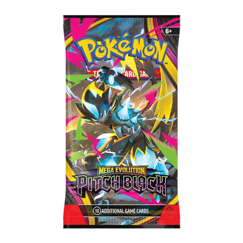 Pokémon TCG Mega Evolution: Pitch Black papildymo pakelis (10 kortų)
