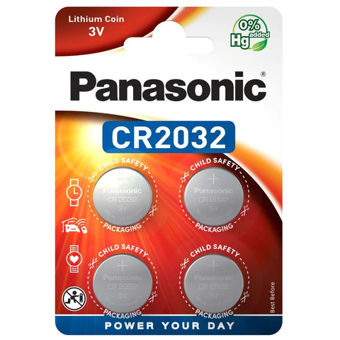 Panasonic Lithium Power CR2032 ličio baterijos 4 vnt.