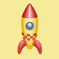 Tapyba Pagal Skaičius: „Raketa“ 20x20 cm