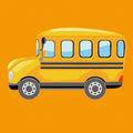 Tapyba Pagal Skaičius: „Mokyklinis autobusas“ 20x20 cm