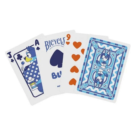 Bicycle Bluey žaidimo kortų kaladė – 52 kortos + 2 džokeriai