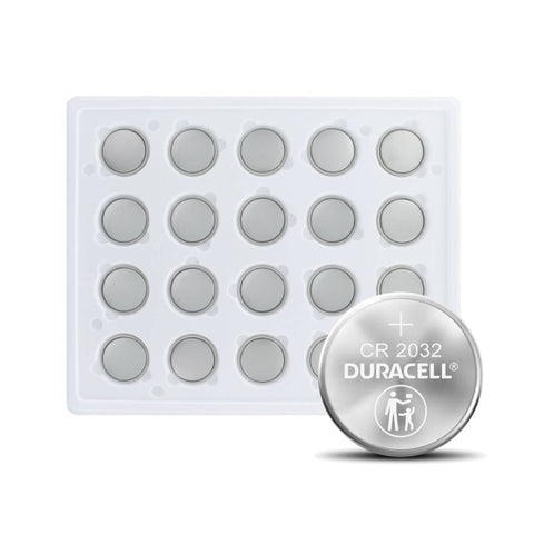 Duracell CR2032 3V ličio monetinės baterijos, rinkinys 20 vnt.
