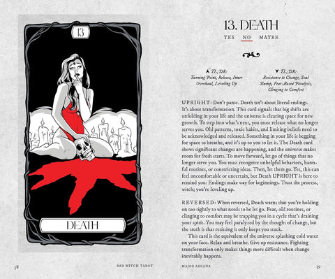 Bad Witch Tarot – 78 taro kortų kaladė su 128 psl. knygele