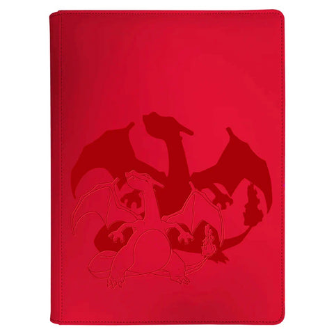 Pokémon Charizard kortelių albumas PRO-Binder 9 kišenių su užtrauktuku