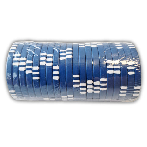 Pokerio žetonai Bicycle, 20 vnt., mėlyni, kazino, moliu užpildyti 8 g