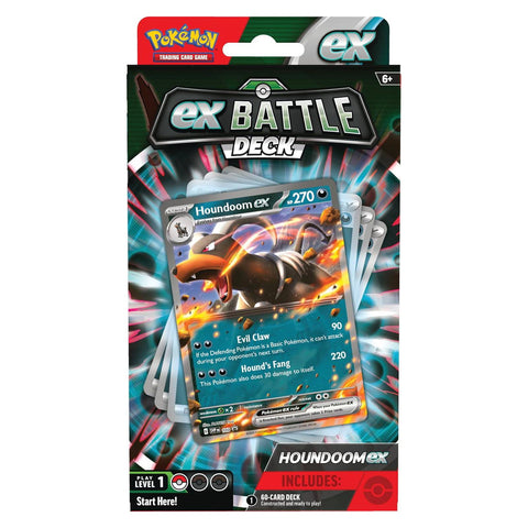 Pokémon TCG Battle Deck Houndoom ex – paruošta 60 kortų kaladė