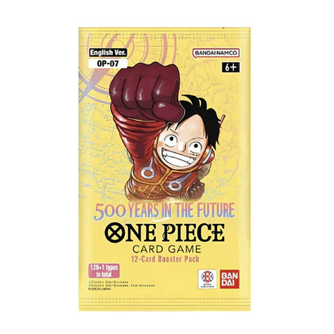 One Piece 500 Years In The Future Play Booster – 12 kortų TCG pakelis