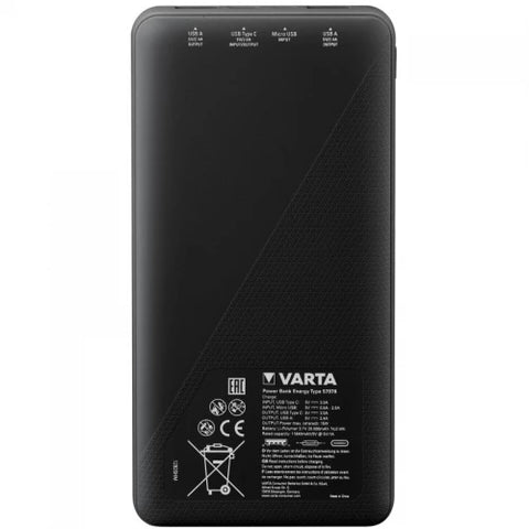 Varta Powerbank Energy 20000mAh USB-C 3 įrenginių įkroviklis