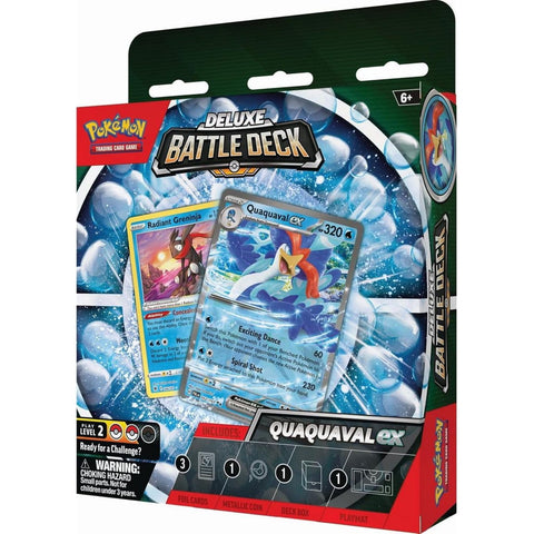 Pokémon Quaquaval ex Deluxe Battle Deck kortų kaladė vaikams