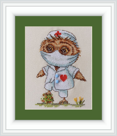 Super herojus Siuvinėjimo kryželiu rinkinys, 10x15 cm, Zweigart, su sagutėmis