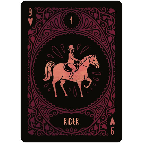 Folk Art Lenormand liaudies meno būrimo kortos, spalvinga kaladė