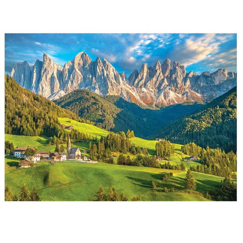 Alpių Dolomitų dėlionė 1000 detalių – premium kokybė, Smart-Cut™