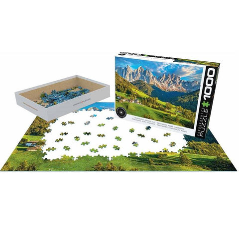 Alpių Dolomitų dėlionė 1000 detalių – premium kokybė, Smart-Cut™
