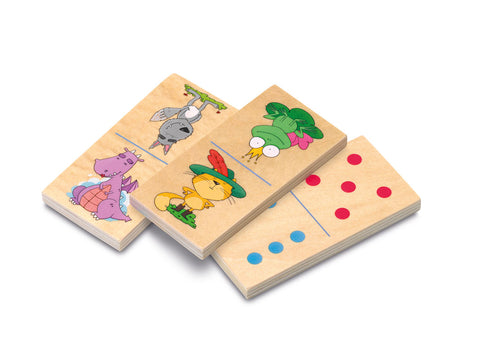 Cayro medinis domino „Domino Kids XL“, 2–4 žaid., nuo 2 m.