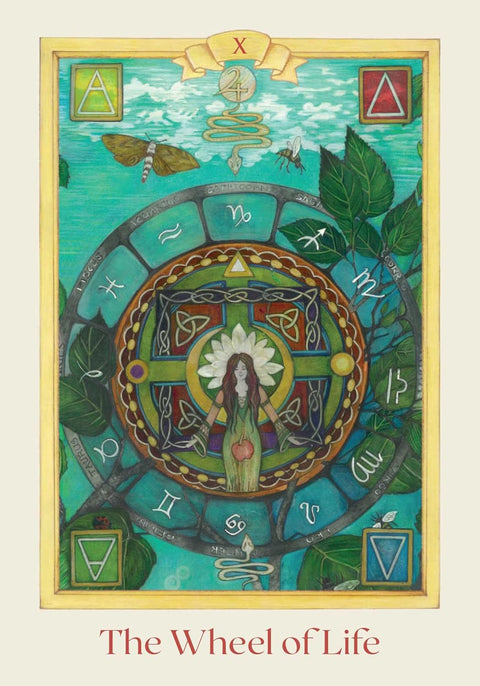 Celtic Elemental Tarot kortos – magiška Gralio išminties kaladė