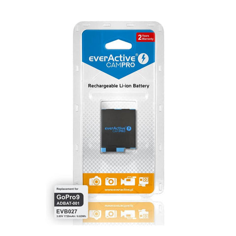 EverActive CamPRO 1720mAh įkraunama GoPro kamera baterija