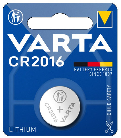 Varta CR2016 3V ličio monetinė baterija laikrodžiams ir raktams
