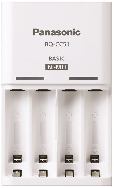 Panasonic Eneloop BQ-CC51 įkroviklis su 4x AAA baterijomis