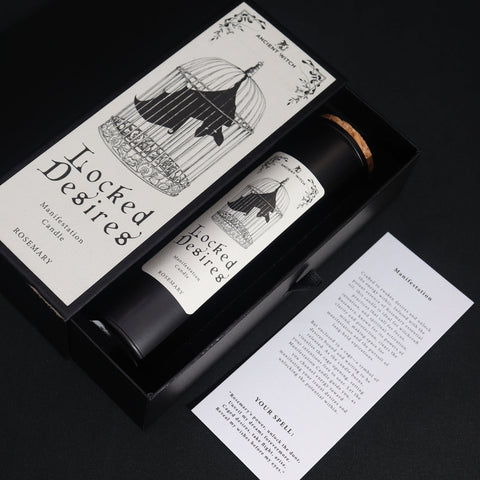 Ancient Witch Locked Desires žvakė – rozmarinų kvapas, manifestacijai