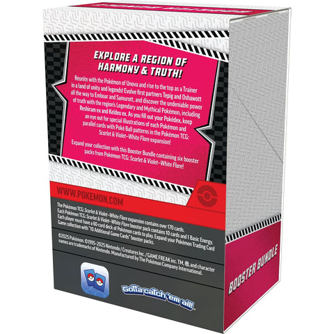 Pokémon TCG Scarlet & Violet White Flare – 6 papildymo pakeliai