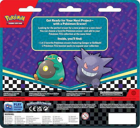 Pokémon Scarlet & Violet Bellibolt trintukas su 2 TCG pakeliais