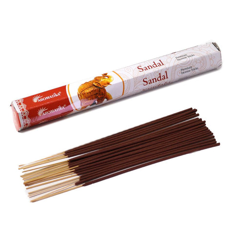 Natūralūs sandalmedžio smilkalai lazdelėmis Aromatika, 20 g