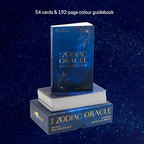 Zodiako orakulo kortos – astrologinis vadovas ir 54 kortų kaladė pradedantiesiems ir pažengusiems