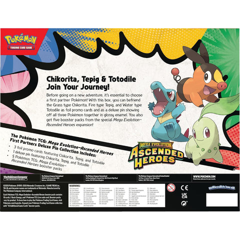 Pokémon Mega Evolution Ascended Heroes Deluxe segtukų ir kortų kolekcijos rinkinys