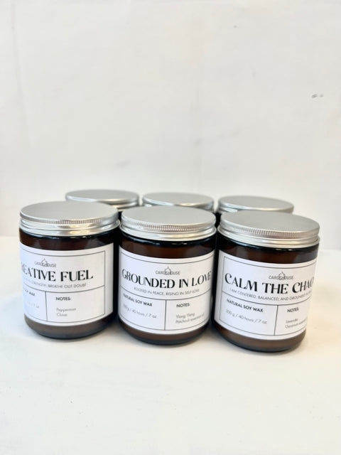 Aromaterapinė sojų žvakė Be Chilled – levandų ir pankolio, 40 h, veganams