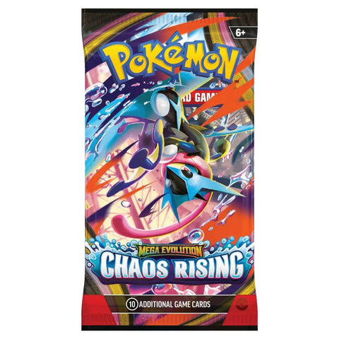 Pokémon TCG Mega Evolution: Chaos Rising papildymo paketas – 10 kortų