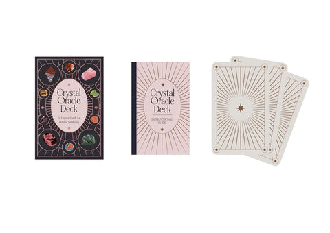 Kristalų orakulo kortos (78 kortų) su gidu – Leaping Hare Press