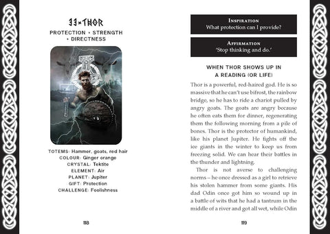 Runic Oracle runų orakulo kortos pranašavimui – Rockpool Publishing