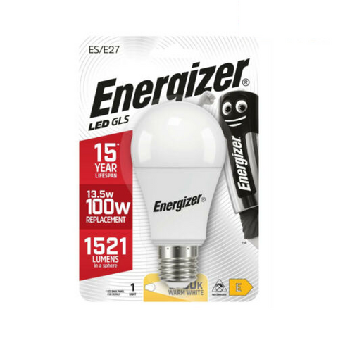 Energizer LED E27 lemputė 13.5W=100W, 1521 lm, šiltai balta