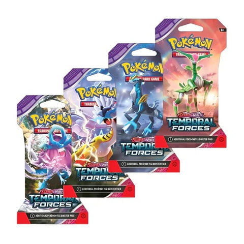 Pokémon TCG Scarlet & Violet: Temporal Forces papildymas su įmaute 10 kortų EN