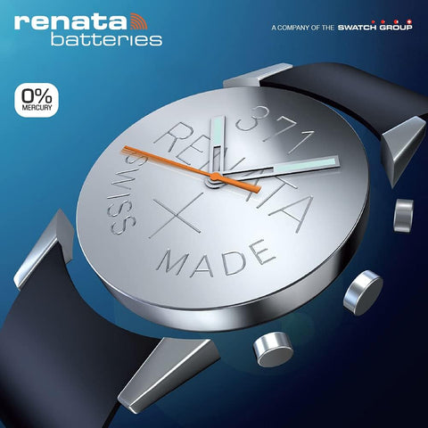Renata 397 SR726SW sidabro oksido laikrodžio baterijos, 10 vnt.