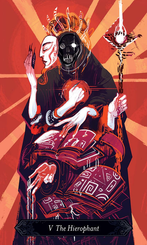 Lubanko mitinės tarot kortos su spalvotu vadovu (anglų k.)